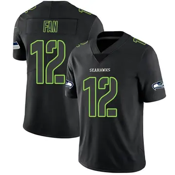 12th Fan Jersey Seahawks Limited 2020 Salute To Service Black