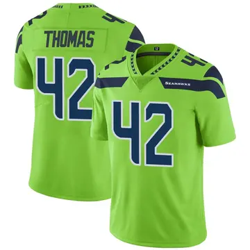 Drake Thomas Youth Nike Gray Seattle Seahawks Game Custom Jersey Size: Large